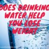 Does drinking water help you loose weight