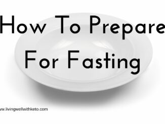 How to prepare for fasting